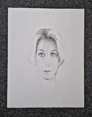 Paul Citroen - Fraaie monochrome Litho: "Lyda" - 1976 - potloodgesigneerd - glmt. oplage (100) kopen? Bied vanaf 36!