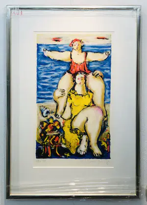 Willem Janssen - Dagje aan zee II met lijst! kopen? Bied vanaf 50!