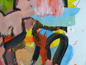 Peter Klashorst - Acrylverf op papier – Abstract 1 - 2016 kopen? Bied vanaf 35!