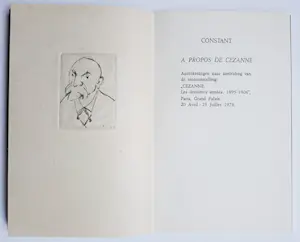 Constant - À propos de Cezanne, handgesigneerde publicatie met originele ets kopen? Bied vanaf 1!