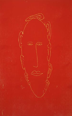 Hans Wap - Houtsnede, Kop (Zeer groot) kopen? Bied vanaf 50!