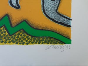 Corneille - FIGUURTJES / KLEURZEEFDRUK / 61x72cm / SIG / 1992 kopen? Bied vanaf 120!