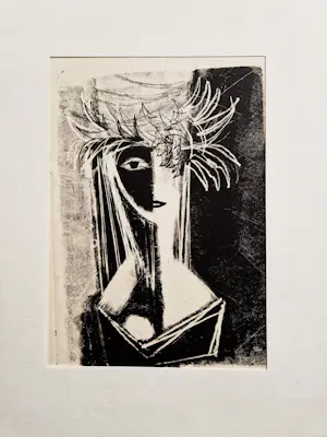 AcheterGuus de Ruiter - in 1950 gemaakt Kubistisch E.A. litho "vrouw en face" potloodgesigneerd? Enchérissez de 50!