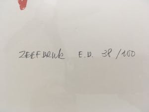 Ellen Meuwese - 3 originele zeefdrukken in identieke lijsten kopen? Bied vanaf 240!