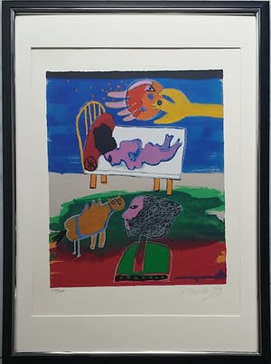 Corneille - Prachtige litho uit 1989 kopen? Bied vanaf 325!