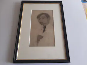 Jan Mankes - Originele Heliogravure Zelfportret 1923 kopen? Bied vanaf 120!