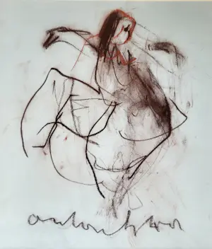 Anton Heyboer - wasco/krijt tekening - gesigneerd middenonder kaufen? Bieten Sie von 159!