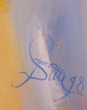 Franscz Witte - Acryl op papier, Zonder titel kopen? Bied vanaf 35!