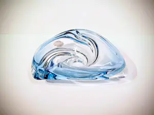 Val-Saint-Lambert - Grote schaal om allerlei spullen in op te bergen, als middelpunt op tafel. kopen? Bied vanaf 69!