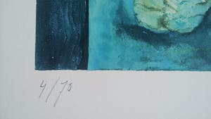 Anne Rensen - Neptunus’ nachtmerrie, zeefdruk kopen? Bied vanaf 35!