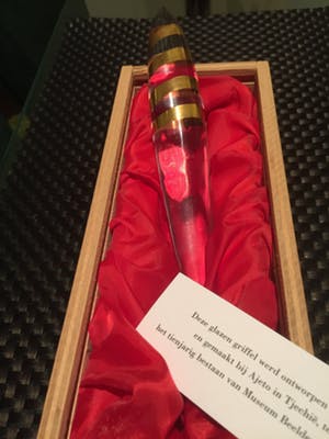 Hans van Bentem - Designobject: Glazen griffel in kistje limited edition kopen? Bied vanaf 39!