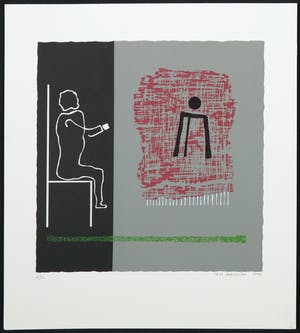 Rens Labruyere - Zeefdruk, Zonder titel kopen? Bied vanaf 1!