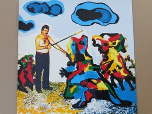 Karel Appel - DE TOVENAAR / KLEURZEEFDRUK / 50x50cm / SIG / 1977 kopen? Bied vanaf 145!