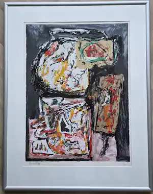Jacques Doucet - Eté A Saint-Christol - ingelijst - 200 ex vendu pour 220€ !