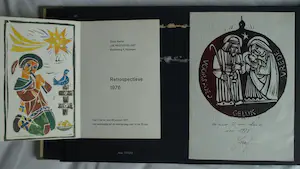 Jozef Bossaert - 63 Grafische werken in map , Thema: Kerst & Nieuwjaar kopen? Bied vanaf 1!