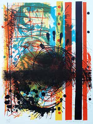 Sam Middleton - Compositie, litho verkocht voor € 90!