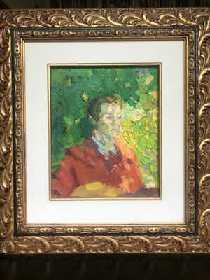 Otto van Rees - portret van een jonge man verkocht voor € 650!