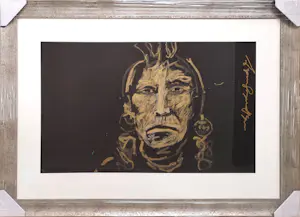 Espen Hagen - Gold chief on black | Groot kopen? Bied vanaf 90!