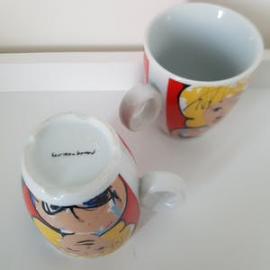 Herman Brood - Kunstdruk "Kook van Jou" samen met 2 koffiekopjes. kopen? Bied vanaf 15!