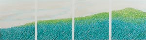 Eleonora Tammes - Viltstifttekening, Bay of Fundy, Ingelijst (Groot) kopen? Bied vanaf 1!
