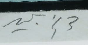 Dirk Wiarda - Gouache, Mandfles- Ingelijst kopen? Bied vanaf 1!