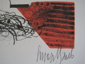 Stoyan Tsanev - Kunstacademie Warschau - Symbolisch abstract Litho - gesigneerd kopen? Bied vanaf 10!