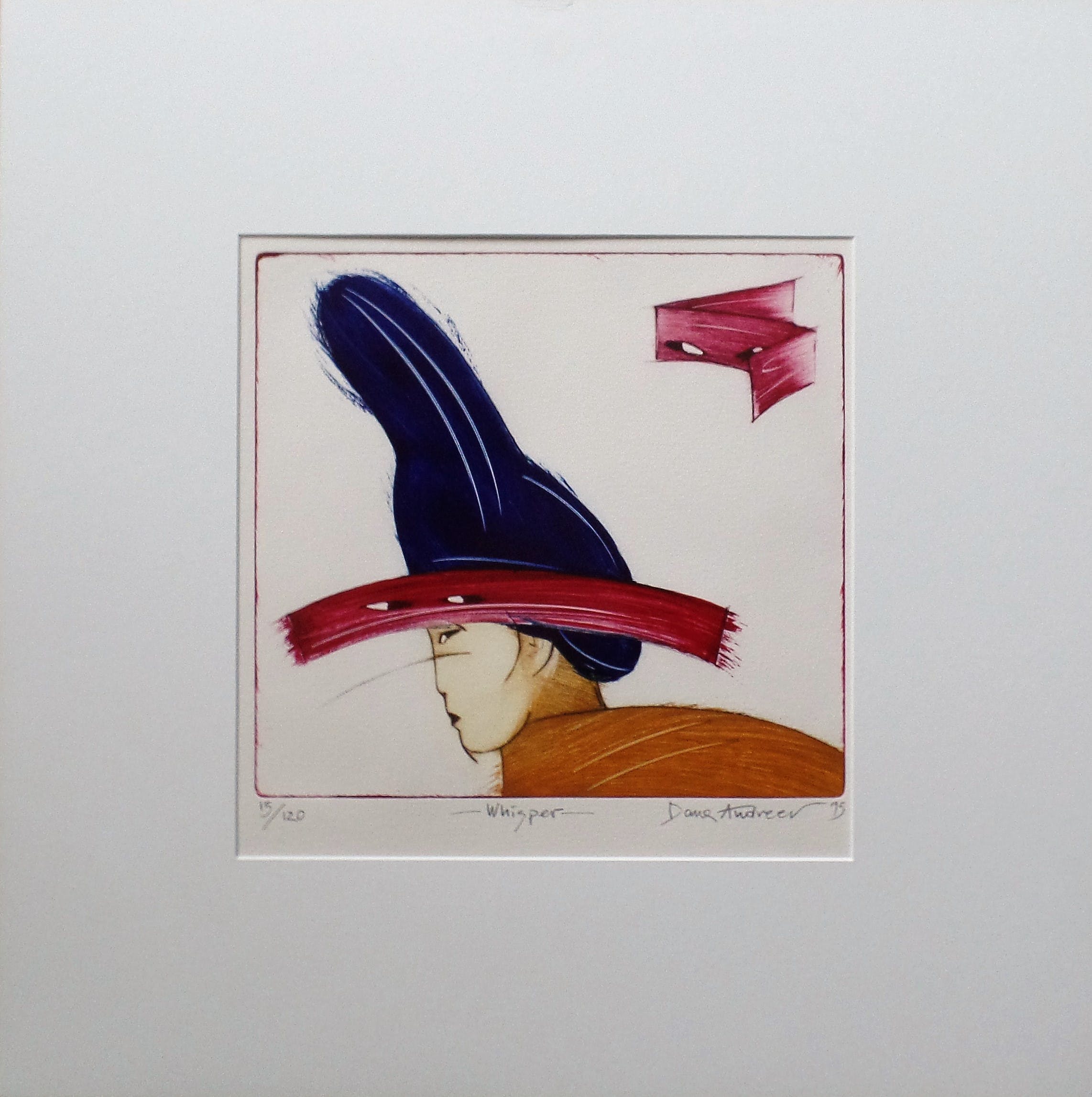 Dana Andreev - Whisper - Ets verkocht voor € 125!