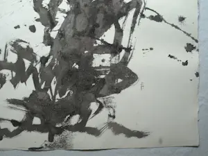 Anton Heyboer - Acrylverf , Abstracte voorstelling Moeder met Kind – 79 x 107 cm. kopen? Bied vanaf 150!