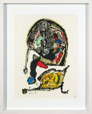 Jacques Doucet - Litho uit het portfolio Traces du Quotidien - Ingelijst verkocht voor € 1!