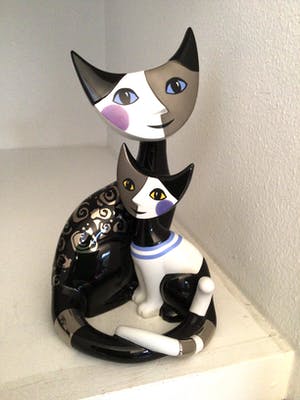 Rosina Wachtmeister - Kattenbeeld “ Ricario en Marica “ kopen? Bied vanaf 95!