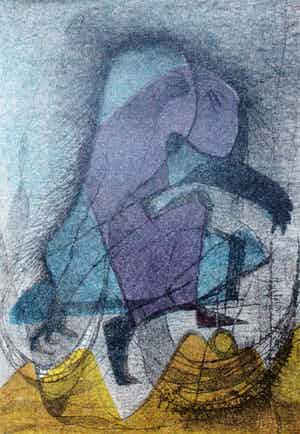 Harry van Kruiningen - Litho: Gilgamesj - 1955 verkocht voor € 55!