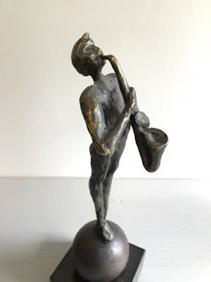 Niet of onleesbaar gesigneerd - “ De muzikant “ kopen? Bied vanaf 10!