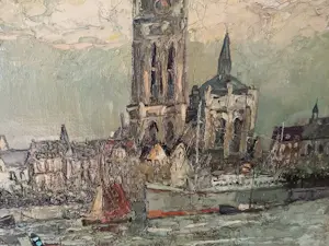 Pie Wilhelmus - Gezicht op Antwerpen kopen? Bied vanaf 80!