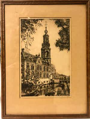 Cornelis Brandenburg - De Munt, Amsterdam verkocht voor € 50!