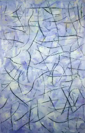 Angelos Tassopoulos - Olieverf op doek, Abstracte compositie - Zeer groot kaufen? Bieten Sie von 180!