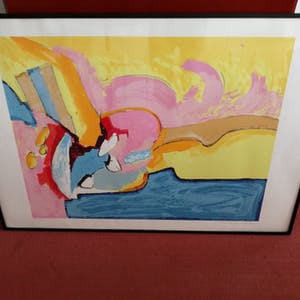 Ton van Kesteren - Prachtige kleurrijke grote zeefdruk kopen? Bied vanaf 40!