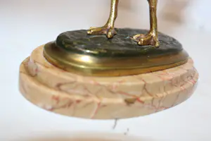 Niet of onleesbaar gesigneerd - fosfor brons haan kopen? Bied vanaf 1!