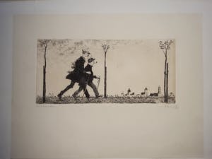 Georg Erler - original Radierung "aus Franken" signiert / datiert 1908 kopen? Bied vanaf 75!