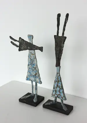 Zihong Zhang - Dancing with my shadow I en II (Brons) kopen? Bied vanaf 200!