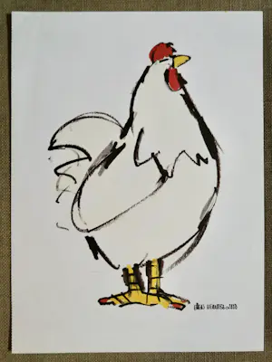 Ellen Meuwese - Litho Kip kopen? Bied vanaf 10!