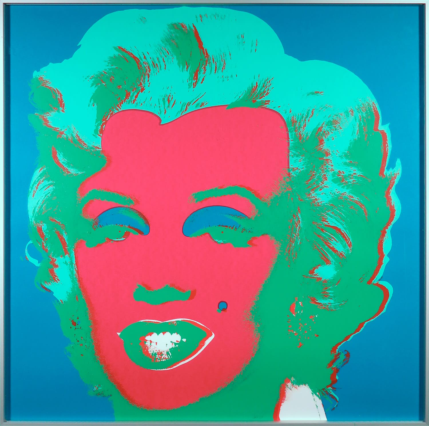 Andy Warhol - Zeefdruk, Marilyn - Ingelijst (Groot) verkocht voor € 1!
