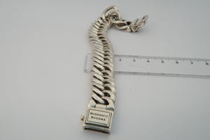 1198 - Buddha2Buddha "Esther Small" 1e gehalte Zilver unisex armband - gekeurd kopen? Bied vanaf 120!