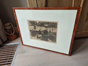 Willem Witsen - Ets - Damrak III - gesigneerd r.o. kopen? Bied vanaf 295!