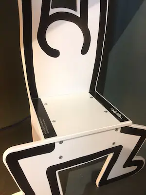 Keith Haring - Childrens Chair / Decorational Object White by Vilac kopen? Bied vanaf 135!