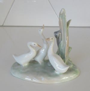 Lladro - Porseleinen Figuur van een groep ganzen - Nao Lladro kopen? Bied vanaf 25!