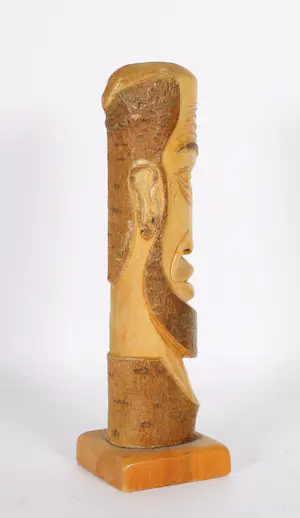 Niet of onleesbaar gesigneerd - Hout, Hoofd kopen? Bied vanaf 1!