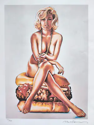 AcheterMel Ramos - Hamburger Girl, genummerde offset litho? Enchérissez de 75!
