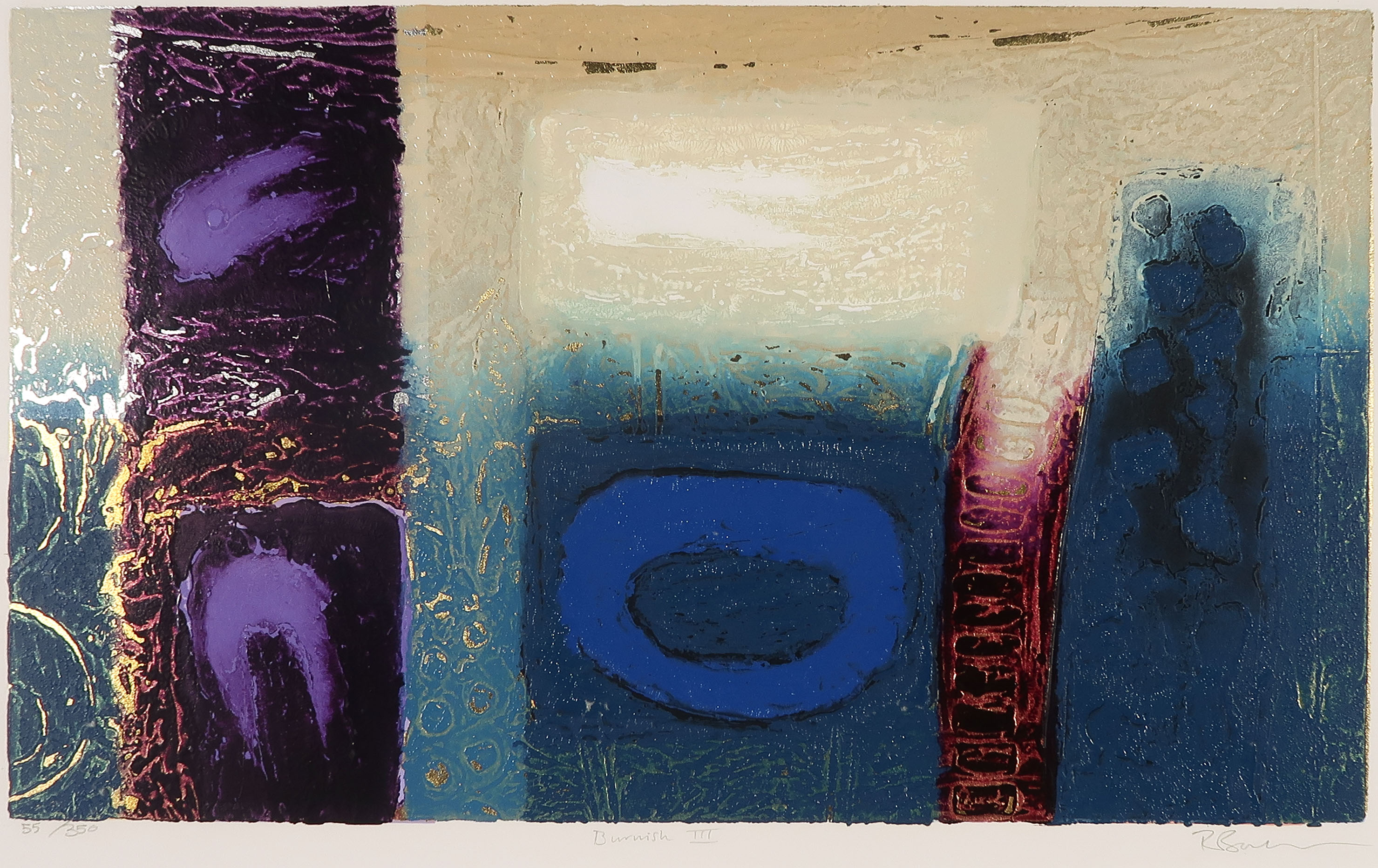 Niet of onleesbaar gesigneerd - Zeefdruk Burnish III kopen? Bied vanaf 1!