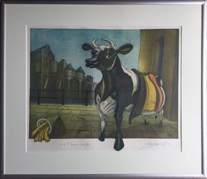 Rob Clous - de Vlaamse Leeuw | kleurenets - mooi ingelijst kopen? Bied vanaf 55!