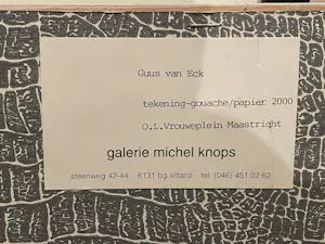 Guus van Eck - OL Vrouwenplein Maastricht kopen? Bied vanaf 500!